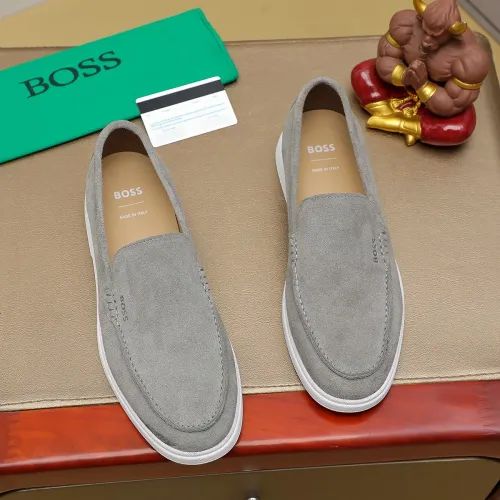 Cheap Boss Leather Shoes For Men #1416085 Replica Wholesale [$85.00 USD] [ITEM#1416085] on Replica Boss Leather Shoes