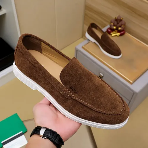 Cheap Boss Leather Shoes For Men #1416086 Replica Wholesale [$85.00 USD] [ITEM#1416086] on Replica Boss Leather Shoes