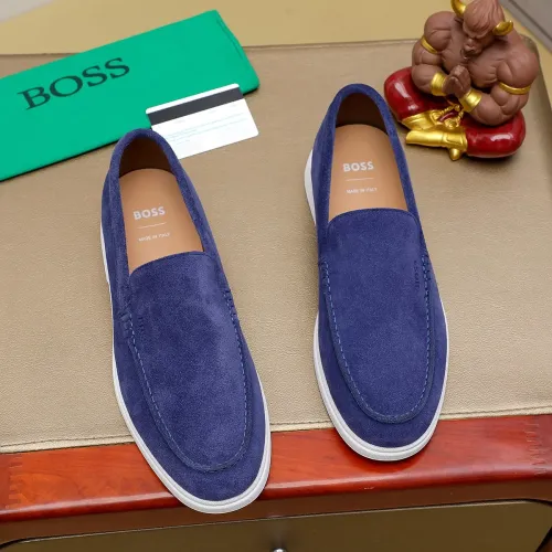 Cheap Boss Leather Shoes For Men #1416087 Replica Wholesale [$85.00 USD] [ITEM#1416087] on Replica Boss Leather Shoes