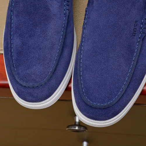 Cheap Boss Leather Shoes For Men #1416087 Replica Wholesale [$85.00 USD] [ITEM#1416087] on Replica Boss Leather Shoes