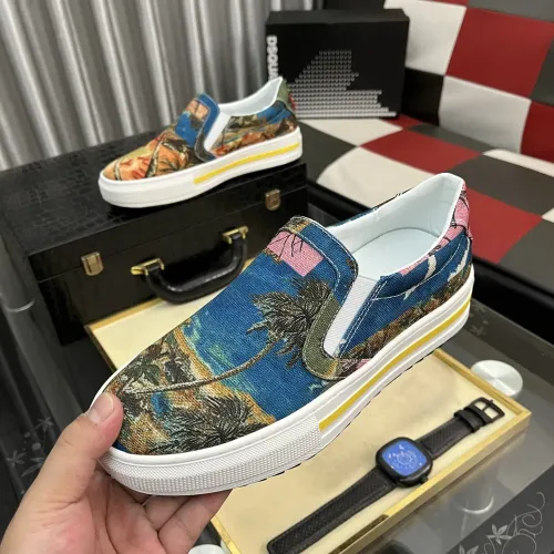 Cheap Dsquared Casual Shoes For Men #1416098 Replica Wholesale [$80.00 USD] [ITEM#1416098] on Replica Dsquared Casual Shoes