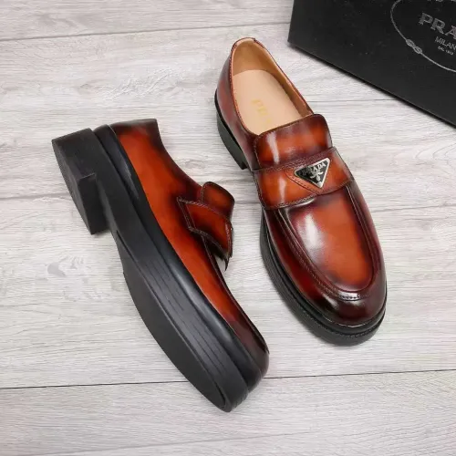 Cheap Prada Leather Shoes For Men #1416115 Replica Wholesale [$100.00 USD] [ITEM#1416115] on Replica Prada Leather Shoes