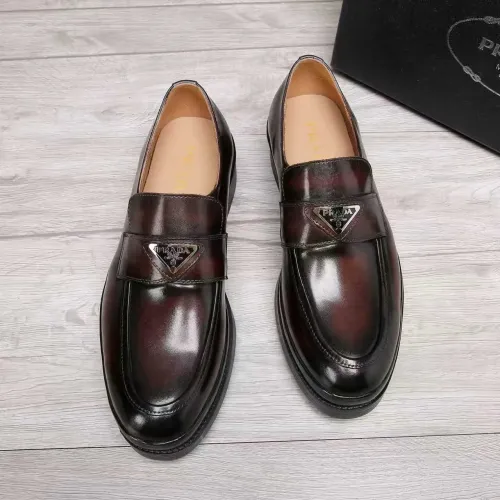 Cheap Prada Leather Shoes For Men #1416116 Replica Wholesale [$100.00 USD] [ITEM#1416116] on Replica Prada Leather Shoes
