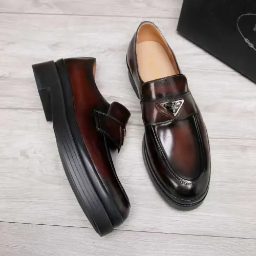 Cheap Prada Leather Shoes For Men #1416116 Replica Wholesale [$100.00 USD] [ITEM#1416116] on Replica Prada Leather Shoes