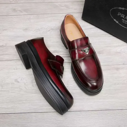 Cheap Prada Leather Shoes For Men #1416117 Replica Wholesale [$100.00 USD] [ITEM#1416117] on Replica Prada Leather Shoes