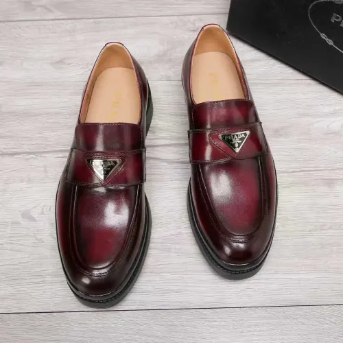 Cheap Prada Leather Shoes For Men #1416117 Replica Wholesale [$100.00 USD] [ITEM#1416117] on Replica Prada Leather Shoes