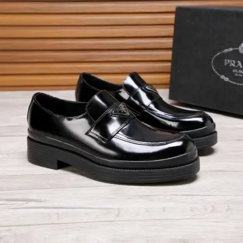 Cheap Prada Leather Shoes For Men #1416120 Replica Wholesale [$100.00 USD] [ITEM#1416120] on Replica Prada Leather Shoes