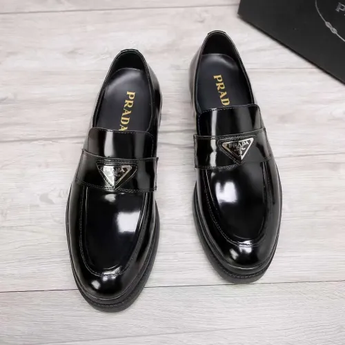 Cheap Prada Leather Shoes For Men #1416120 Replica Wholesale [$100.00 USD] [ITEM#1416120] on Replica Prada Leather Shoes