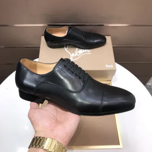 Cheap Christian Louboutin Leather Shoes For Men #1416165 Replica Wholesale [$112.00 USD] [ITEM#1416165] on Replica Christian Louboutin Leather Shoes