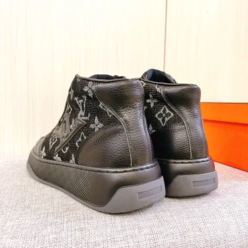 Cheap Louis Vuitton High Tops Shoes For Men #1416283 Replica Wholesale [$88.00 USD] [ITEM#1416283] on Replica Louis Vuitton High Tops Shoes