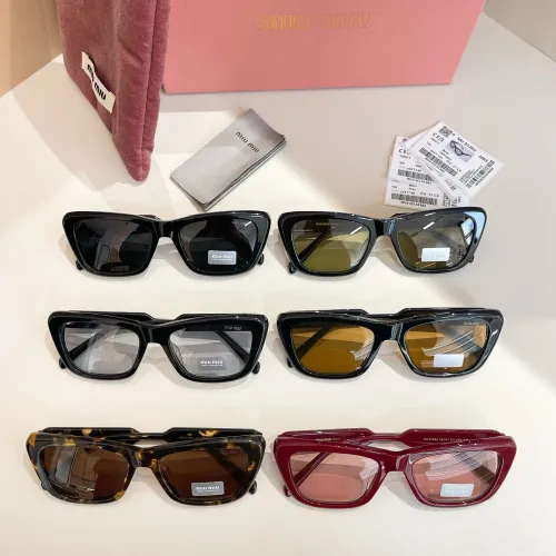 Cheap MIU MIU AAA Quality Sunglasses #1416299 Replica Wholesale [$60.00 USD] [ITEM#1416299] on Replica MIU MIU AAA Sunglasses
