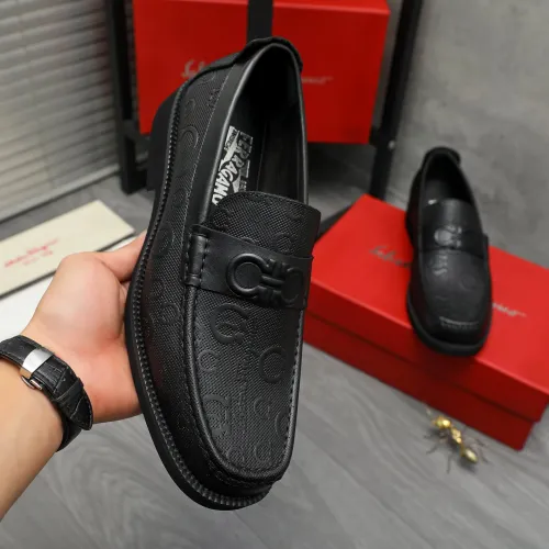 Cheap Salvatore Ferragamo Leather Shoes For Men #1416446 Replica Wholesale [$98.00 USD] [ITEM#1416446] on Replica Salvatore Ferragamo Leather Shoes