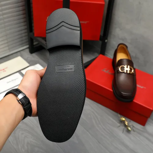 Cheap Salvatore Ferragamo Leather Shoes For Men #1416447 Replica Wholesale [$98.00 USD] [ITEM#1416447] on Replica Salvatore Ferragamo Leather Shoes