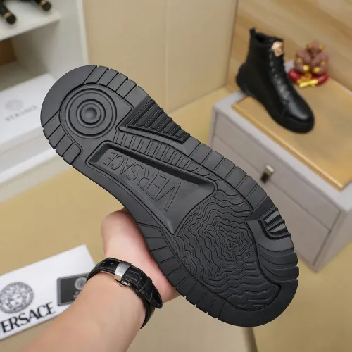 Cheap Versace High Tops Shoes For Men #1416496 Replica Wholesale [$85.00 USD] [ITEM#1416496] on Replica Versace High Tops Shoes