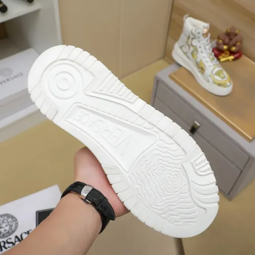 Cheap Versace High Tops Shoes For Men #1416497 Replica Wholesale [$85.00 USD] [ITEM#1416497] on Replica Versace High Tops Shoes