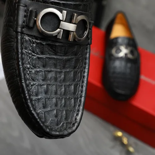 Cheap Salvatore Ferragamo Leather Shoes For Men #1416524 Replica Wholesale [$76.00 USD] [ITEM#1416524] on Replica Salvatore Ferragamo Leather Shoes