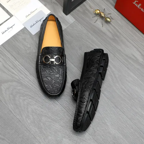Salvatore Ferragamo Leather Shoes For Men #1416525