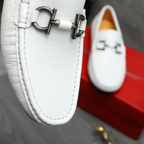 Cheap Salvatore Ferragamo Leather Shoes For Men #1416527 Replica Wholesale [$76.00 USD] [ITEM#1416527] on Replica Salvatore Ferragamo Leather Shoes