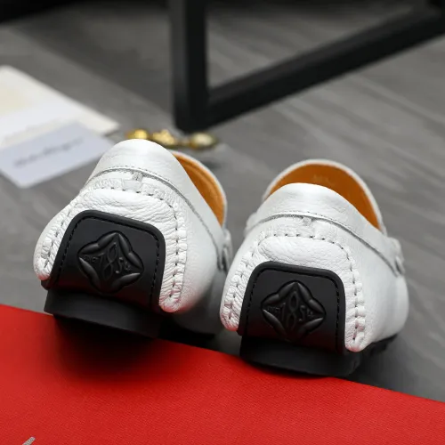 Cheap Salvatore Ferragamo Leather Shoes For Men #1416527 Replica Wholesale [$76.00 USD] [ITEM#1416527] on Replica Salvatore Ferragamo Leather Shoes