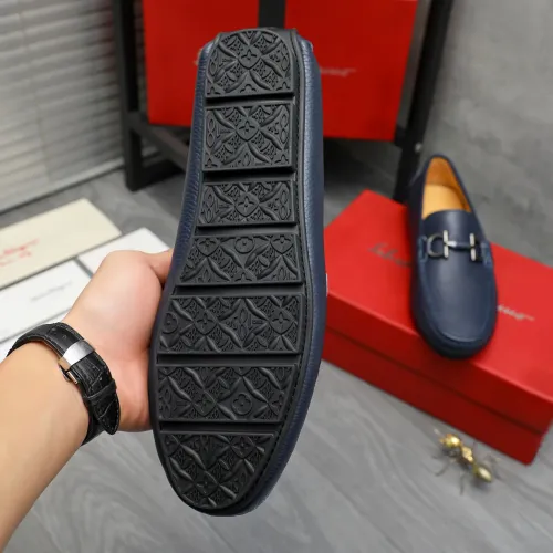 Cheap Salvatore Ferragamo Leather Shoes For Men #1416528 Replica Wholesale [$76.00 USD] [ITEM#1416528] on Replica Salvatore Ferragamo Leather Shoes