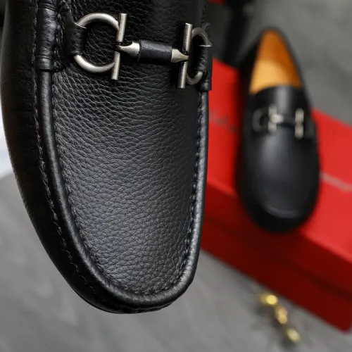 Cheap Salvatore Ferragamo Leather Shoes For Men #1416529 Replica Wholesale [$76.00 USD] [ITEM#1416529] on Replica Salvatore Ferragamo Leather Shoes