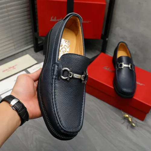 Cheap Salvatore Ferragamo Leather Shoes For Men #1416532 Replica Wholesale [$96.00 USD] [ITEM#1416532] on Replica Salvatore Ferragamo Leather Shoes
