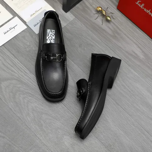 Cheap Salvatore Ferragamo Leather Shoes For Men #1416539 Replica Wholesale [$96.00 USD] [ITEM#1416539] on Replica Salvatore Ferragamo Leather Shoes