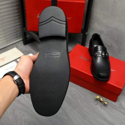 Cheap Salvatore Ferragamo Leather Shoes For Men #1416539 Replica Wholesale [$96.00 USD] [ITEM#1416539] on Replica Salvatore Ferragamo Leather Shoes