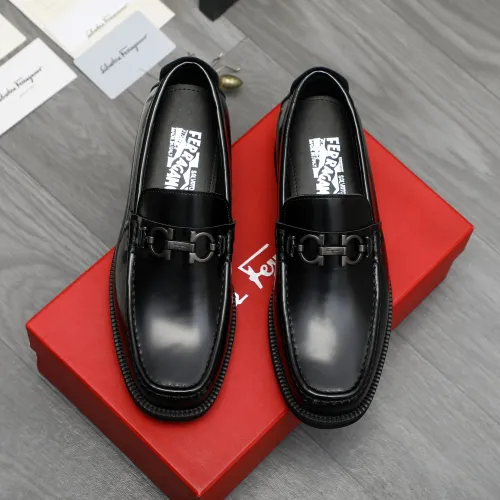 Cheap Salvatore Ferragamo Leather Shoes For Men #1416540 Replica Wholesale [$96.00 USD] [ITEM#1416540] on Replica Salvatore Ferragamo Leather Shoes
