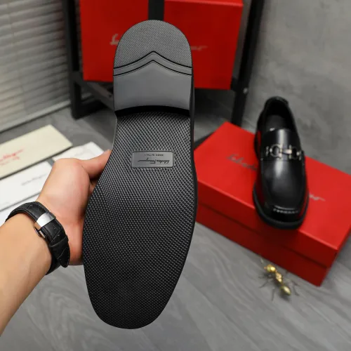 Cheap Salvatore Ferragamo Leather Shoes For Men #1416540 Replica Wholesale [$96.00 USD] [ITEM#1416540] on Replica Salvatore Ferragamo Leather Shoes