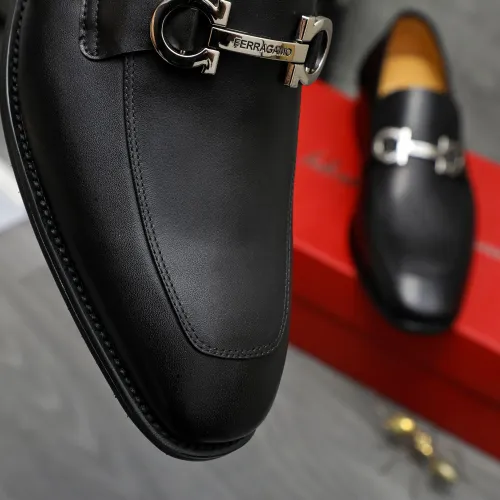 Cheap Salvatore Ferragamo Leather Shoes For Men #1416543 Replica Wholesale [$88.00 USD] [ITEM#1416543] on Replica Salvatore Ferragamo Leather Shoes