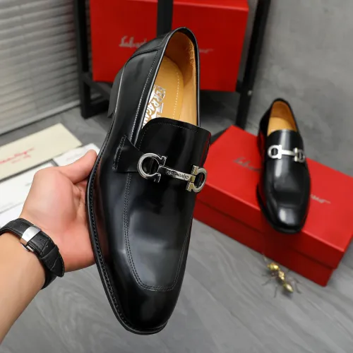 Cheap Salvatore Ferragamo Leather Shoes For Men #1416544 Replica Wholesale [$88.00 USD] [ITEM#1416544] on Replica Salvatore Ferragamo Leather Shoes