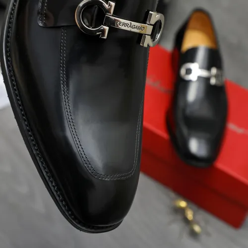 Cheap Salvatore Ferragamo Leather Shoes For Men #1416544 Replica Wholesale [$88.00 USD] [ITEM#1416544] on Replica Salvatore Ferragamo Leather Shoes