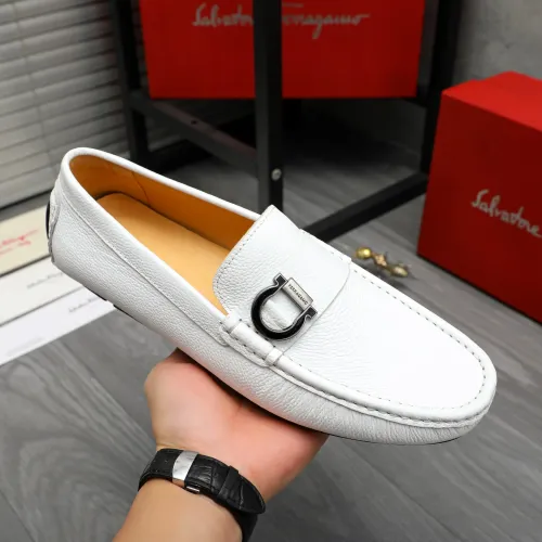 Cheap Salvatore Ferragamo Leather Shoes For Men #1416548 Replica Wholesale [$76.00 USD] [ITEM#1416548] on Replica Salvatore Ferragamo Leather Shoes