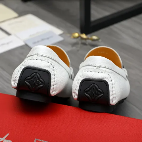 Cheap Salvatore Ferragamo Leather Shoes For Men #1416548 Replica Wholesale [$76.00 USD] [ITEM#1416548] on Replica Salvatore Ferragamo Leather Shoes