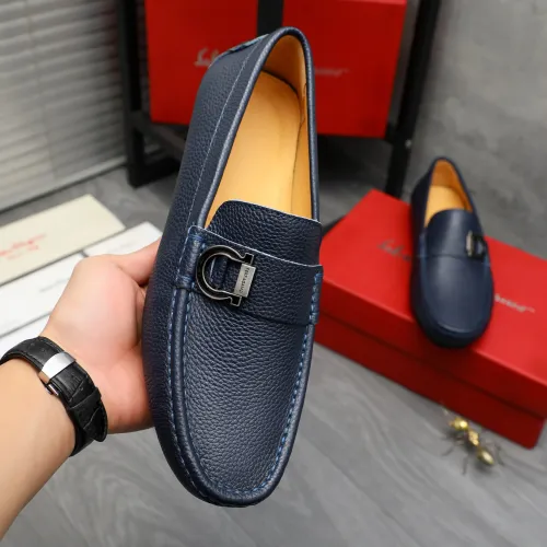Cheap Salvatore Ferragamo Leather Shoes For Men #1416549 Replica Wholesale [$76.00 USD] [ITEM#1416549] on Replica Salvatore Ferragamo Leather Shoes
