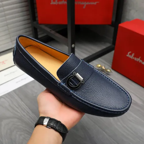 Cheap Salvatore Ferragamo Leather Shoes For Men #1416549 Replica Wholesale [$76.00 USD] [ITEM#1416549] on Replica Salvatore Ferragamo Leather Shoes