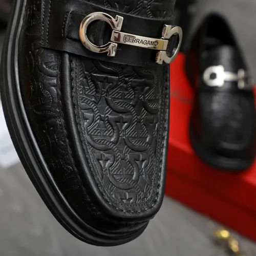 Cheap Salvatore Ferragamo Leather Shoes For Men #1416551 Replica Wholesale [$88.00 USD] [ITEM#1416551] on Replica Salvatore Ferragamo Leather Shoes