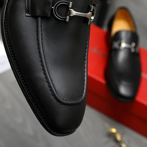 Cheap Salvatore Ferragamo Leather Shoes For Men #1416554 Replica Wholesale [$88.00 USD] [ITEM#1416554] on Replica Salvatore Ferragamo Leather Shoes