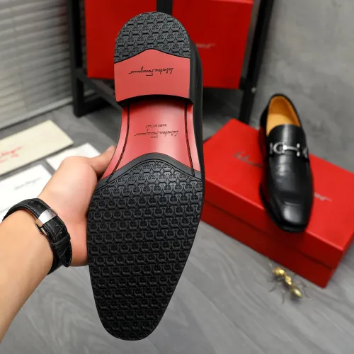 Cheap Salvatore Ferragamo Leather Shoes For Men #1416555 Replica Wholesale [$88.00 USD] [ITEM#1416555] on Replica Salvatore Ferragamo Leather Shoes