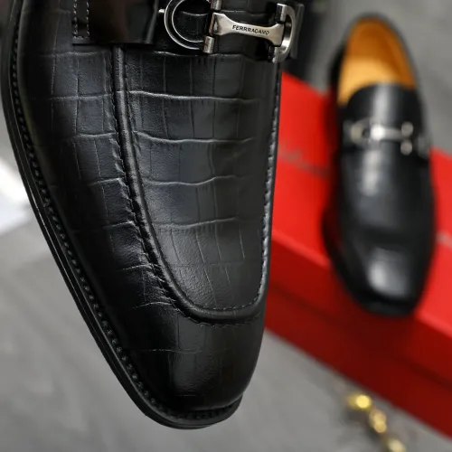 Cheap Salvatore Ferragamo Leather Shoes For Men #1416555 Replica Wholesale [$88.00 USD] [ITEM#1416555] on Replica Salvatore Ferragamo Leather Shoes