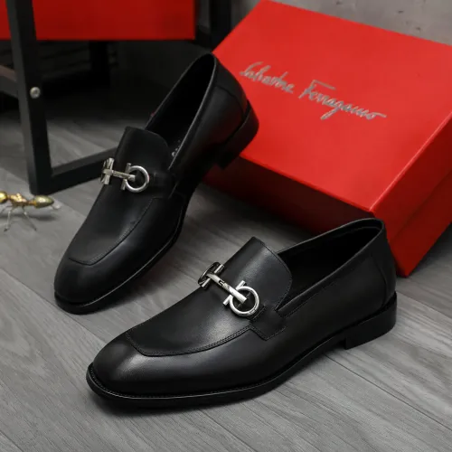 Salvatore Ferragamo Leather Shoes For Men #1416561