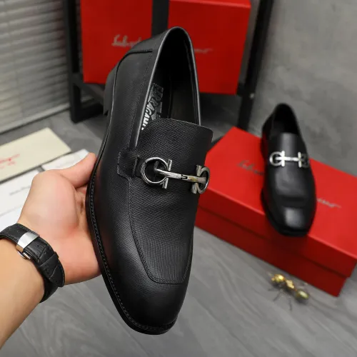 Cheap Salvatore Ferragamo Leather Shoes For Men #1416562 Replica Wholesale [$88.00 USD] [ITEM#1416562] on Replica Salvatore Ferragamo Leather Shoes