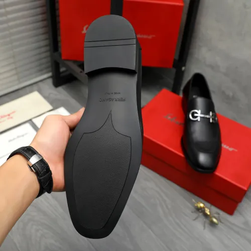 Cheap Salvatore Ferragamo Leather Shoes For Men #1416563 Replica Wholesale [$88.00 USD] [ITEM#1416563] on Replica Salvatore Ferragamo Leather Shoes