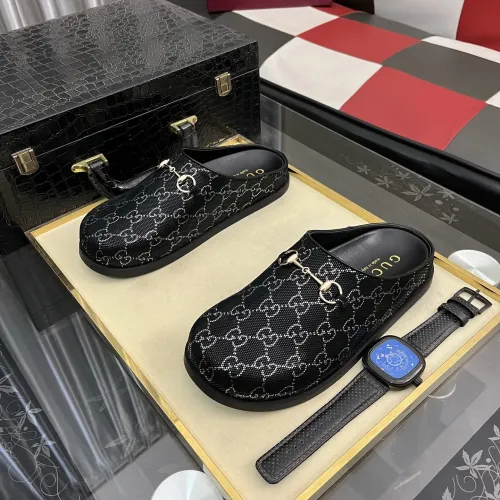 Cheap Gucci Slippers For Men #1416708 Replica Wholesale [$85.00 USD] [ITEM#1416708] on Replica Gucci Slippers