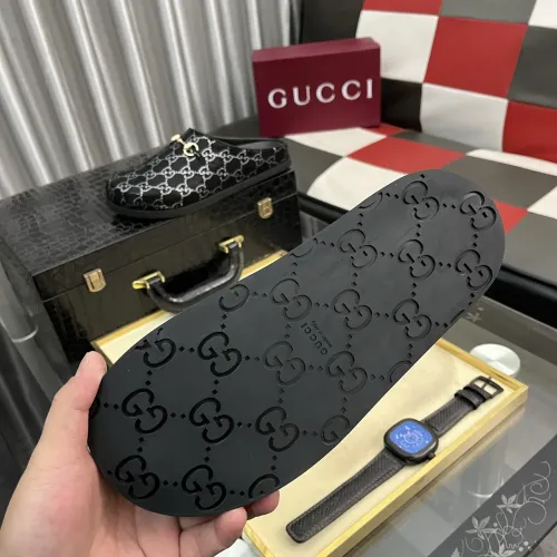 Cheap Gucci Slippers For Men #1416708 Replica Wholesale [$85.00 USD] [ITEM#1416708] on Replica Gucci Slippers