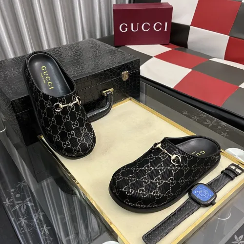 Cheap Gucci Slippers For Men #1416709 Replica Wholesale [$85.00 USD] [ITEM#1416709] on Replica Gucci Slippers
