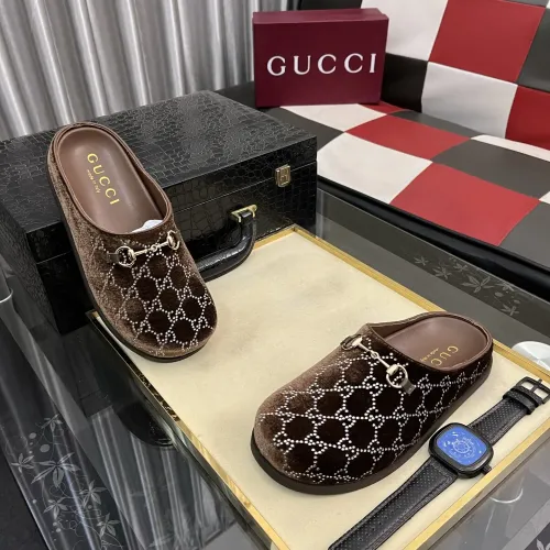 Cheap Gucci Slippers For Men #1416714 Replica Wholesale [$88.00 USD] [ITEM#1416714] on Replica Gucci Slippers