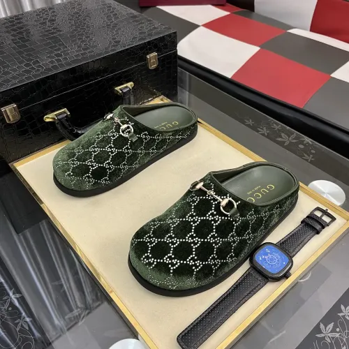 Cheap Gucci Slippers For Men #1416715 Replica Wholesale [$88.00 USD] [ITEM#1416715] on Replica Gucci Slippers