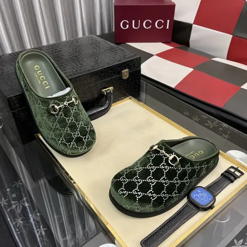 Cheap Gucci Slippers For Men #1416715 Replica Wholesale [$88.00 USD] [ITEM#1416715] on Replica Gucci Slippers